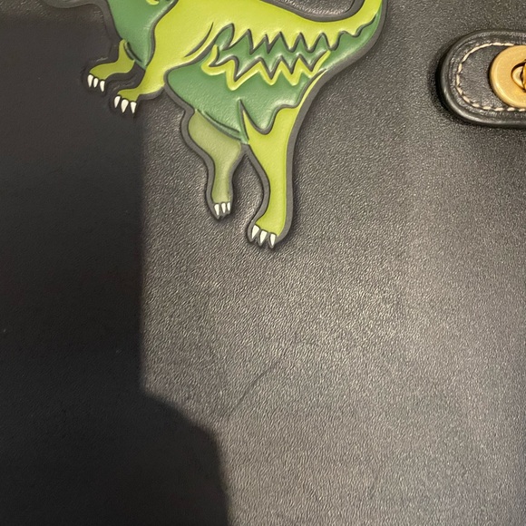 !!SOLD!! COACH Leather Notebook with Rexy Notebook Brass Turnlock - Picture 6 of 10